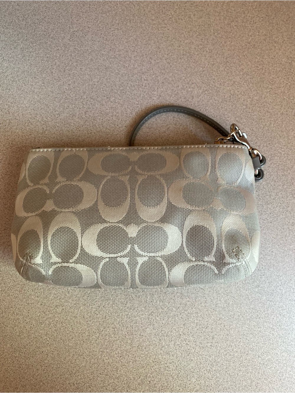 Coach Vintage Y2K Legacy Signature Optic Turnlock Flap Wristlet - Picture 5 of 16